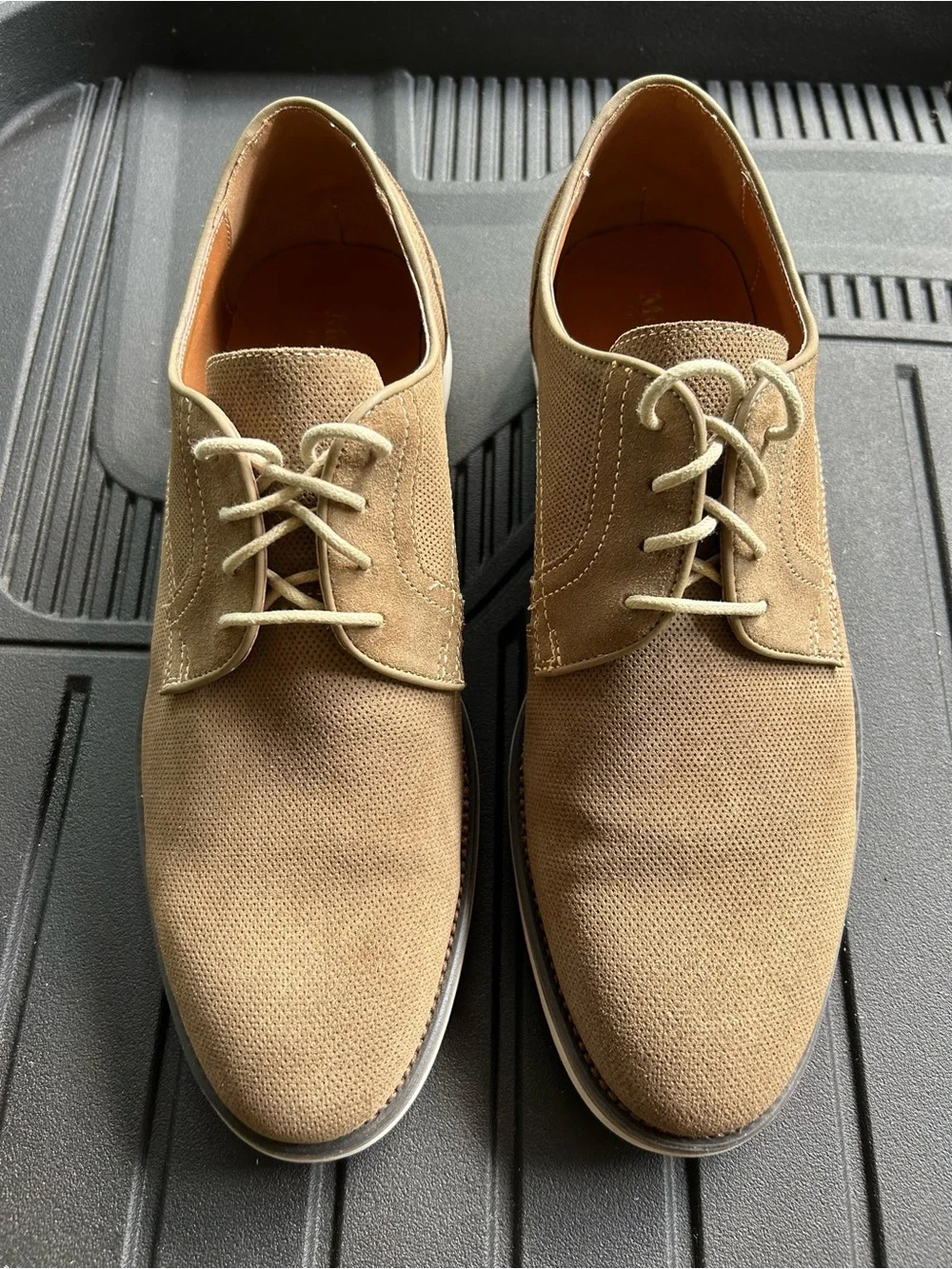 Men Moretti Gold Label shoes (nicol) Taupe color m321717mw SIZE 10D